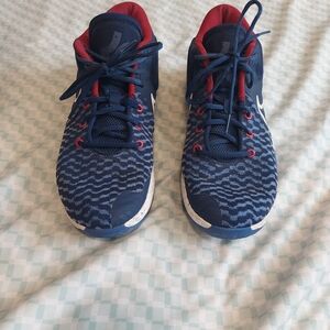 Nike Kids Blue and Red Sneakers